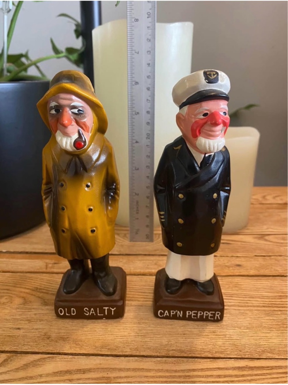 Old Salty and Cap’n Pepper Salt and Pepper Shakers